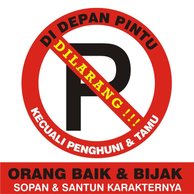 Detail Logo Dilarang Parkir Didepan Pintu Nomer 38