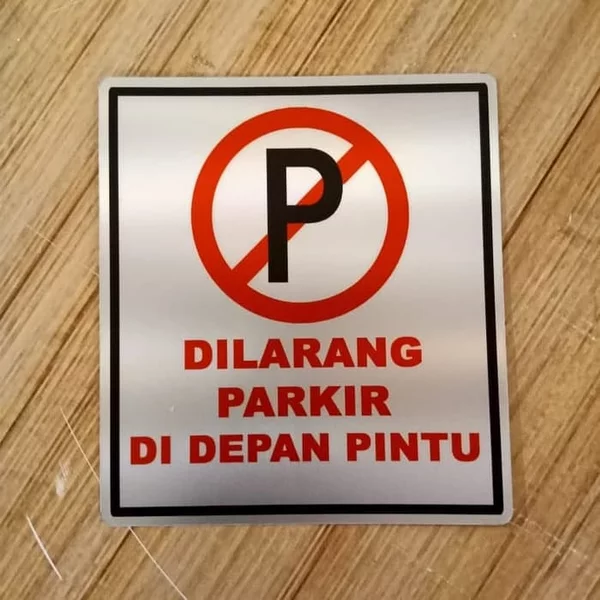 Detail Logo Dilarang Parkir Didepan Pintu Nomer 55