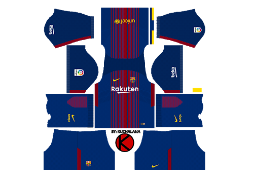 Detail Logo Dream League Soccer Barcelona Nomer 30