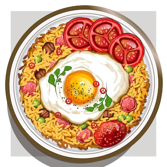 Detail Nasi Goreng Vector Png Nomer 6