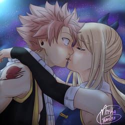 Detail Natsu And Lucy Kiss Nomer 13