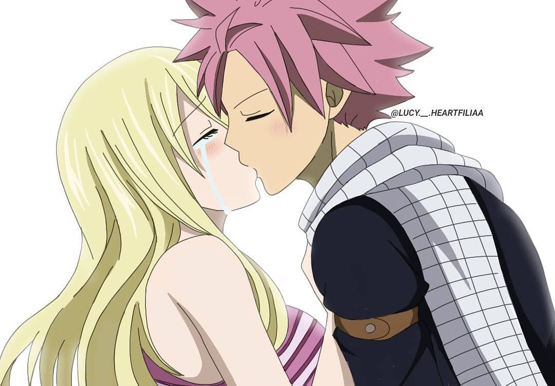 Detail Natsu And Lucy Kiss Nomer 19