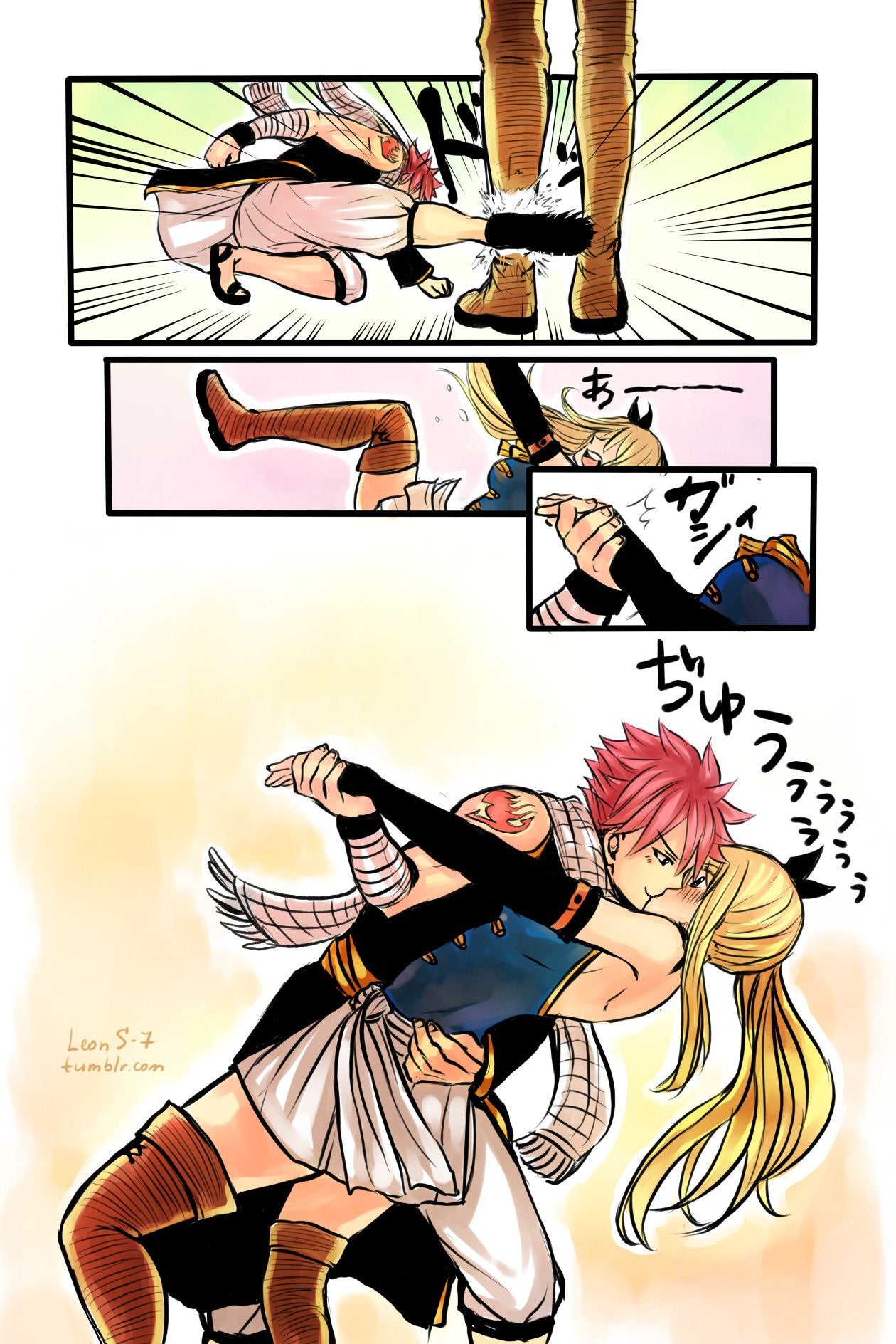 Detail Natsu And Lucy Kiss Nomer 45