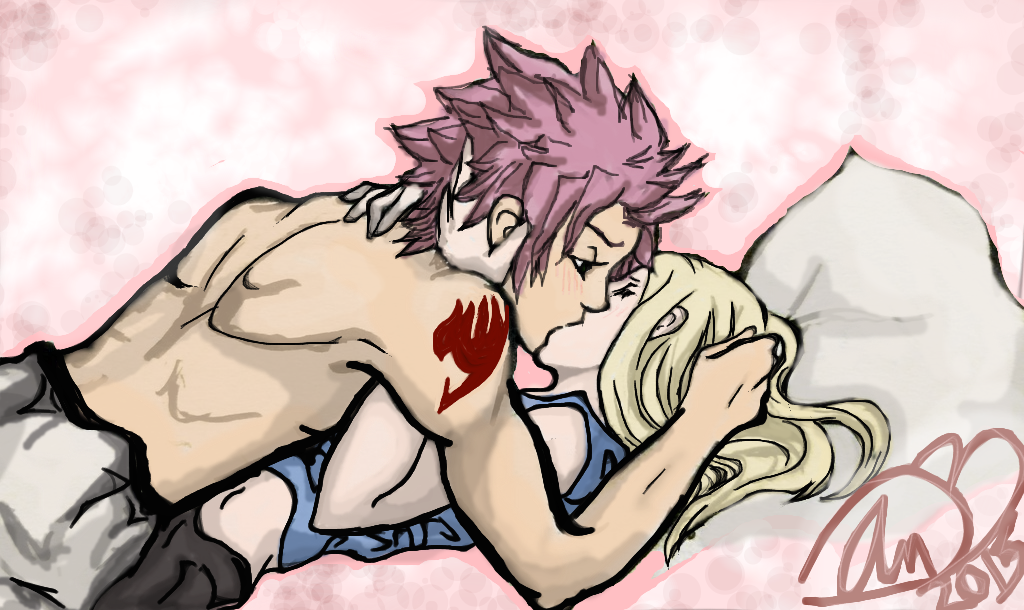 Detail Natsu And Lucy Kiss Nomer 50