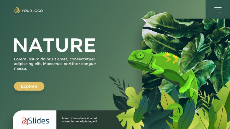 Detail Nature Background Powerpoint Nomer 47
