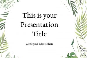 Detail Nature Background Powerpoint Presentation Nomer 24