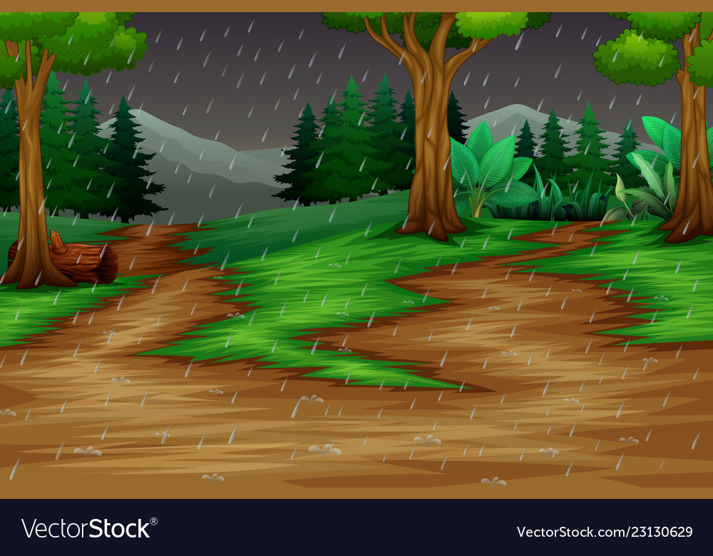 Detail Nature Rain Background Nomer 44