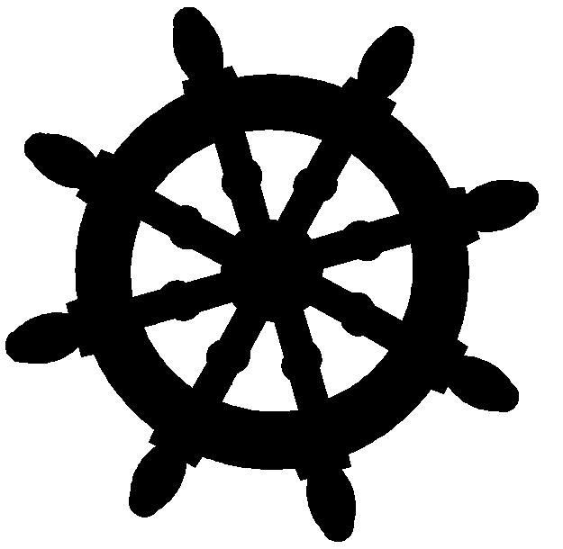 Detail Nautical Wheel Clipart Nomer 11