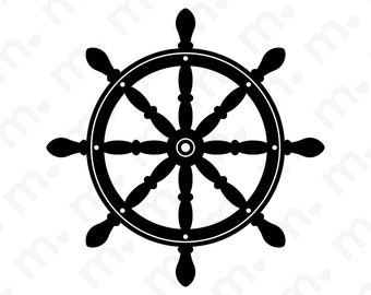 Detail Nautical Wheel Clipart Nomer 22