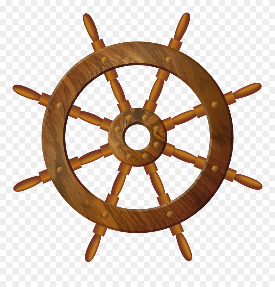 Detail Nautical Wheel Clipart Nomer 23