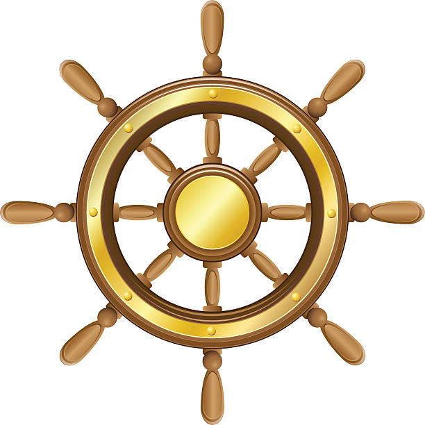 Detail Nautical Wheel Clipart Nomer 7