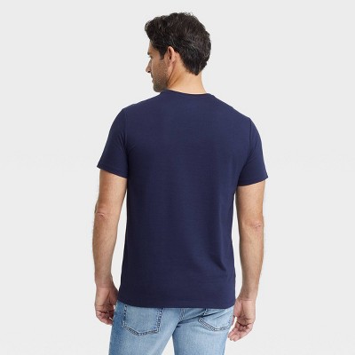 Detail Navy Blue T Shirt Nomer 36