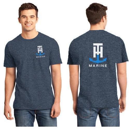 Detail Navy Blue T Shirt Nomer 40