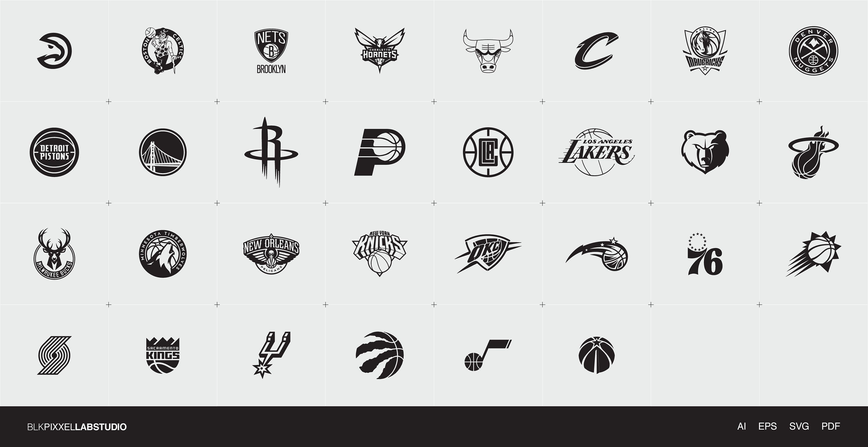 Detail Nba 30 Teams Logo Nomer 19