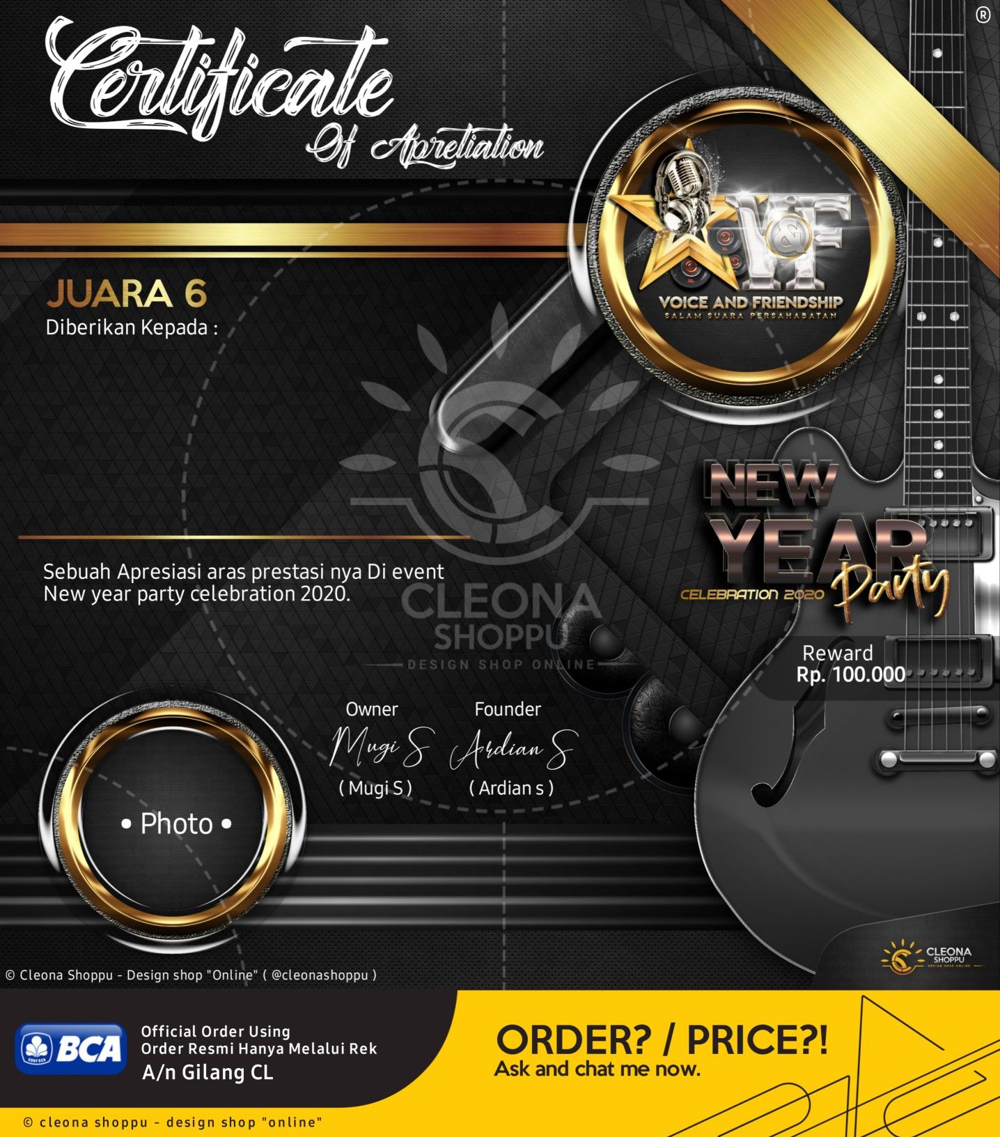 Detail Logo Event Smule Kosong Nomer 47