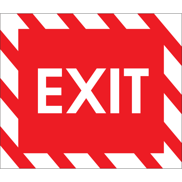 Detail Logo Exit Nomer 10