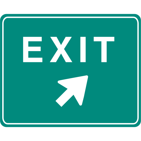 Detail Logo Exit Nomer 13