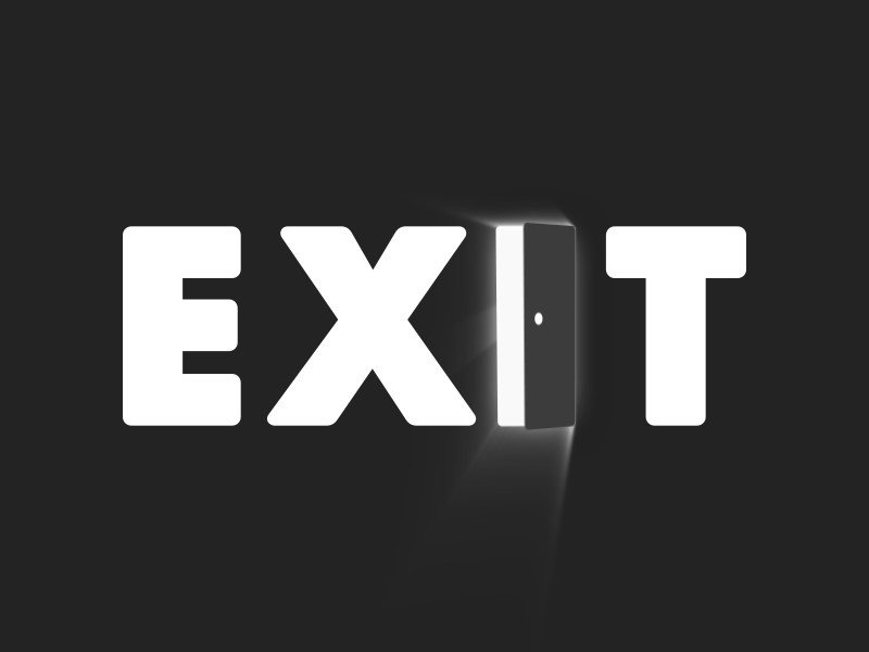 Detail Logo Exit Nomer 23
