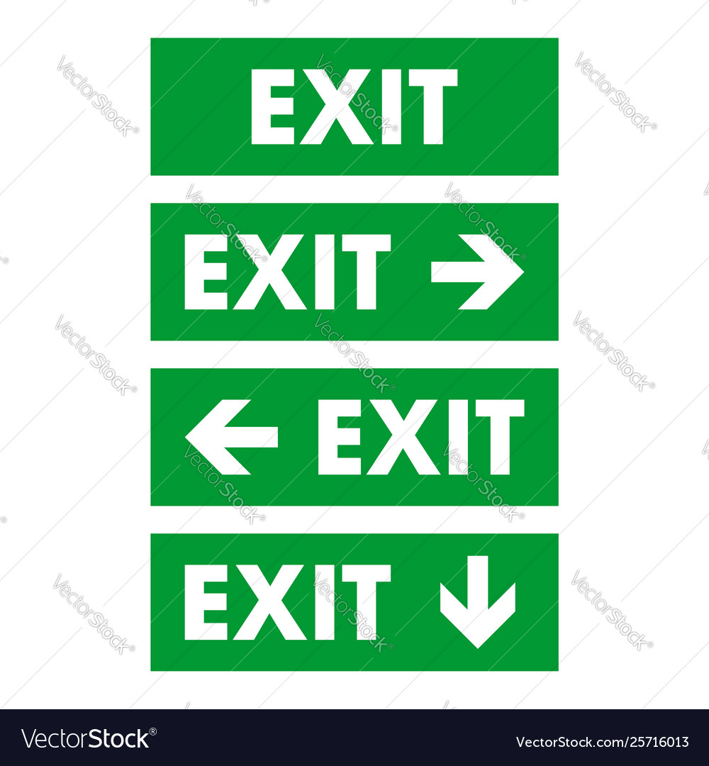 Detail Logo Exit Nomer 3