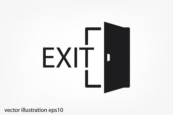Detail Logo Exit Nomer 38