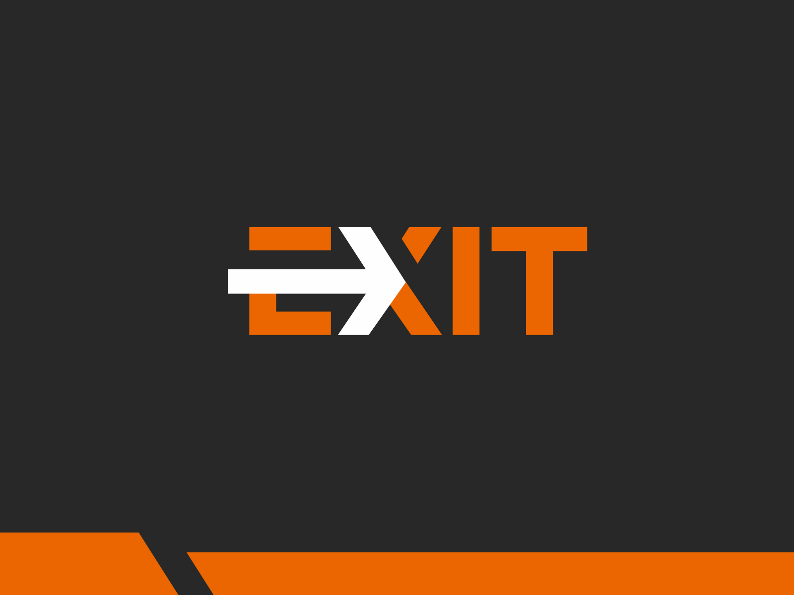 Detail Logo Exit Nomer 6