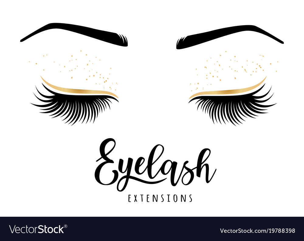 Logo Eyelash Extension Beauty - KibrisPDR