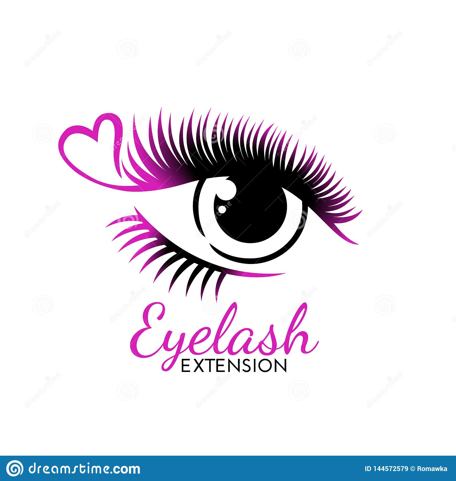 Detail Logo Eyelash Extension Beauty Nomer 6