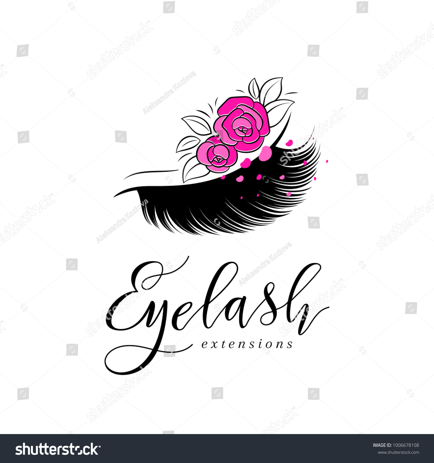 Detail Logo Eyelash Pink Nomer 13