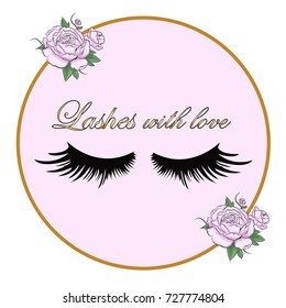 Detail Logo Eyelash Pink Nomer 24