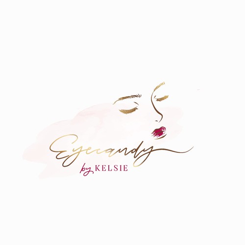 Detail Logo Eyelash Pink Nomer 35