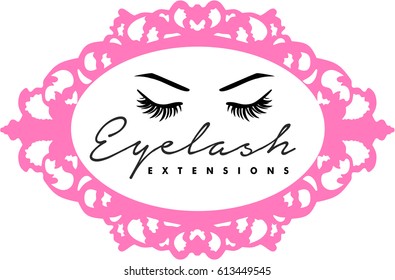 Detail Logo Eyelash Pink Nomer 44