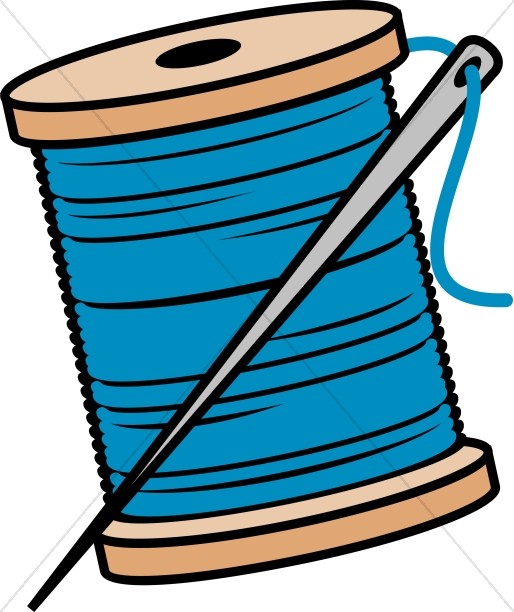 Needle And Thread Clipart - KibrisPDR