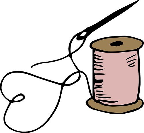 Detail Needle And Thread Clipart Nomer 15