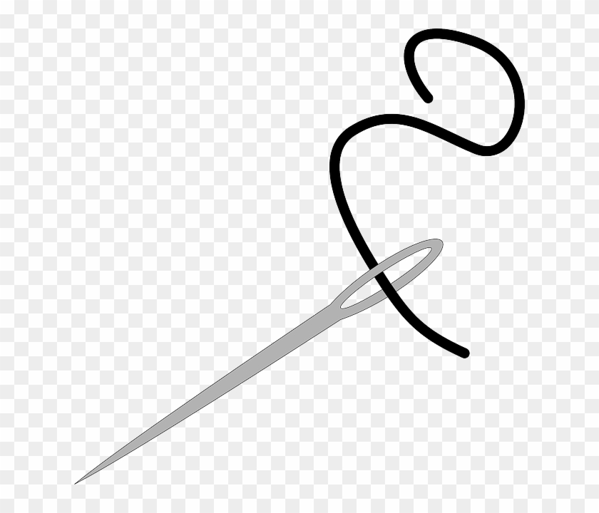 Detail Needle And Thread Clipart Nomer 19