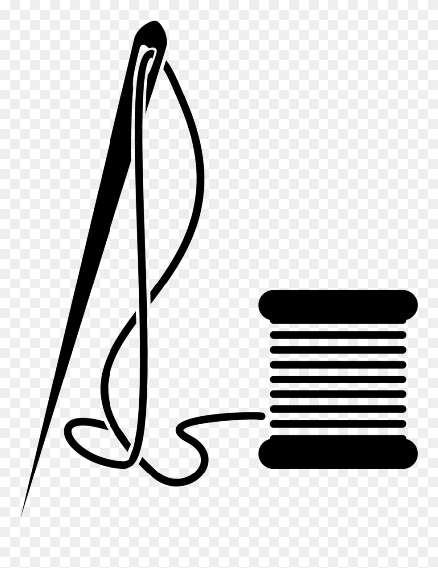 Detail Needle And Thread Clipart Nomer 22