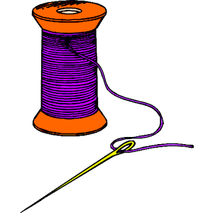 Detail Needle And Thread Clipart Nomer 23