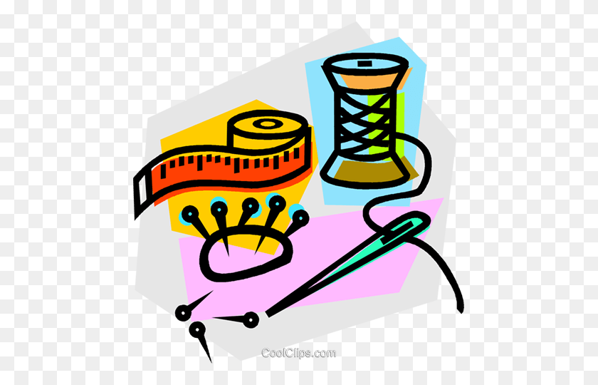 Detail Needle And Thread Clipart Nomer 31
