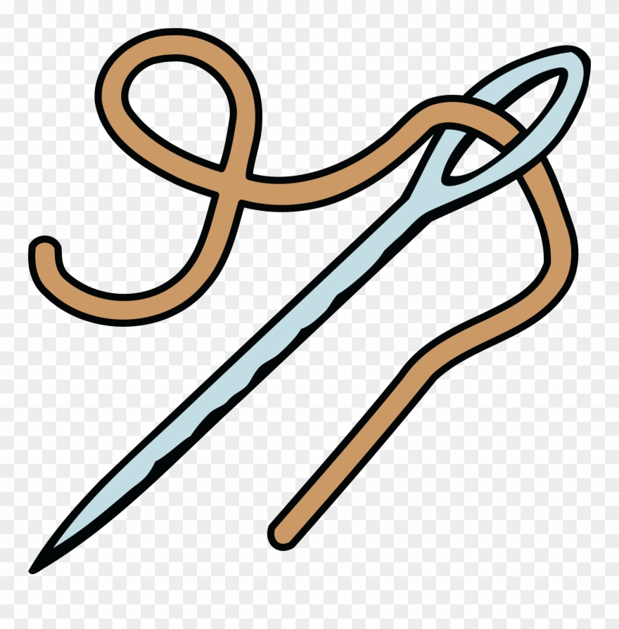 Detail Needle And Thread Clipart Nomer 37
