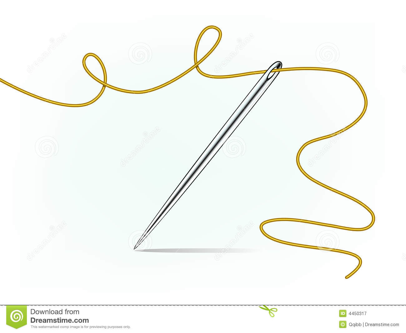 Detail Needle And Thread Clipart Nomer 5