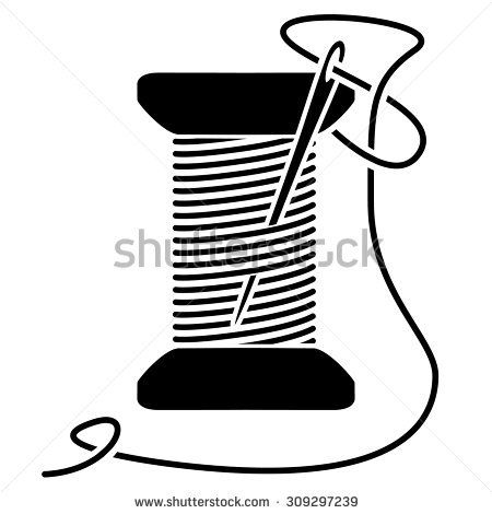 Detail Needle And Thread Clipart Nomer 48