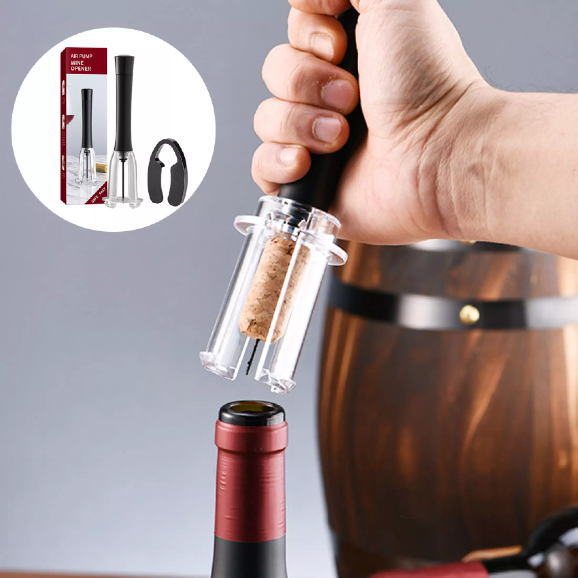 Detail Needle Pump Wine Opener Nomer 40