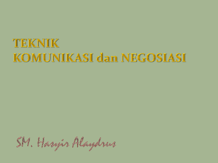 Detail Negosiasi Ppt Nomer 49