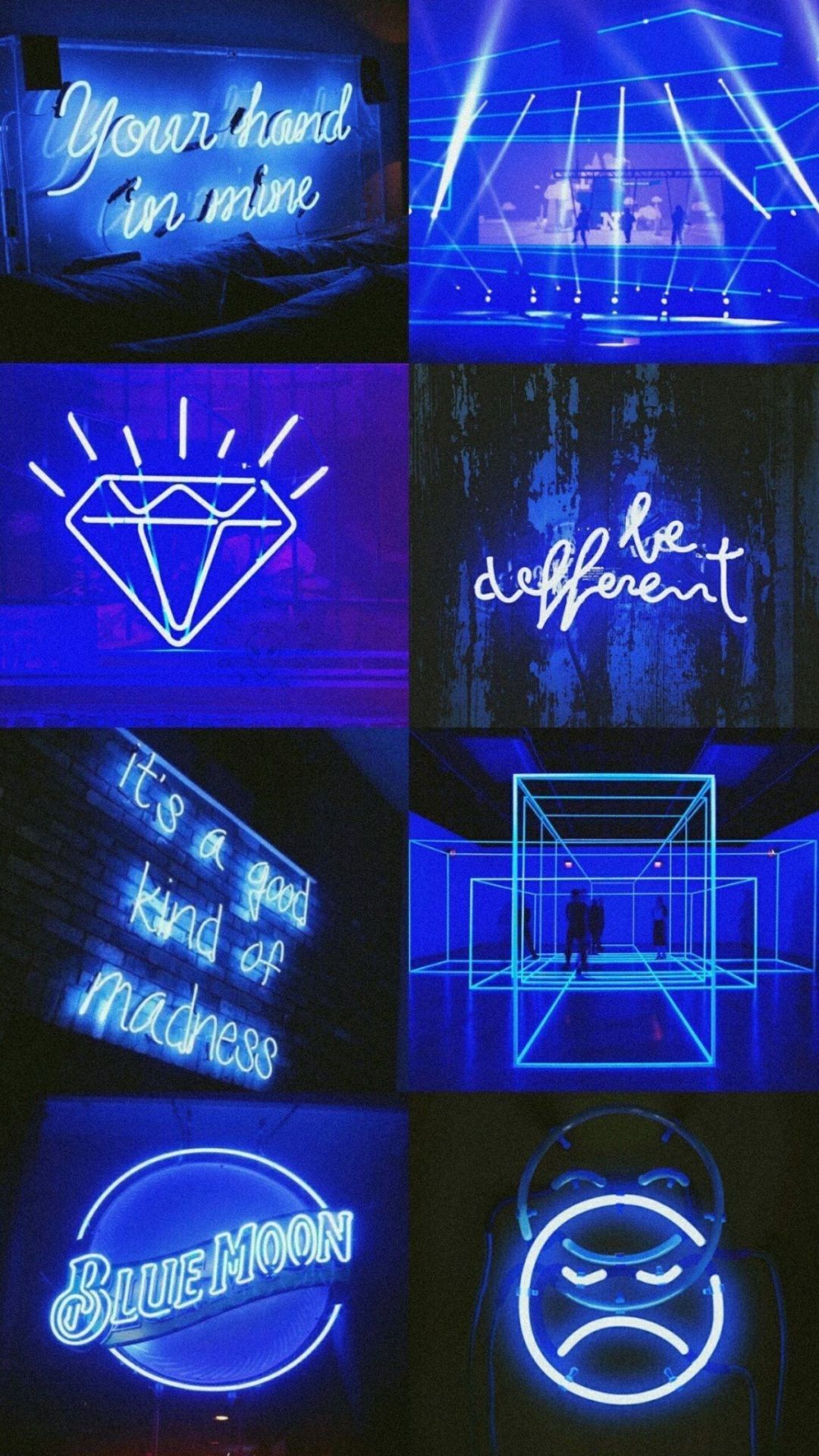 Detail Neon Blue Wallpaper Nomer 13