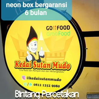 Detail Neon Box Bulat Nomer 40