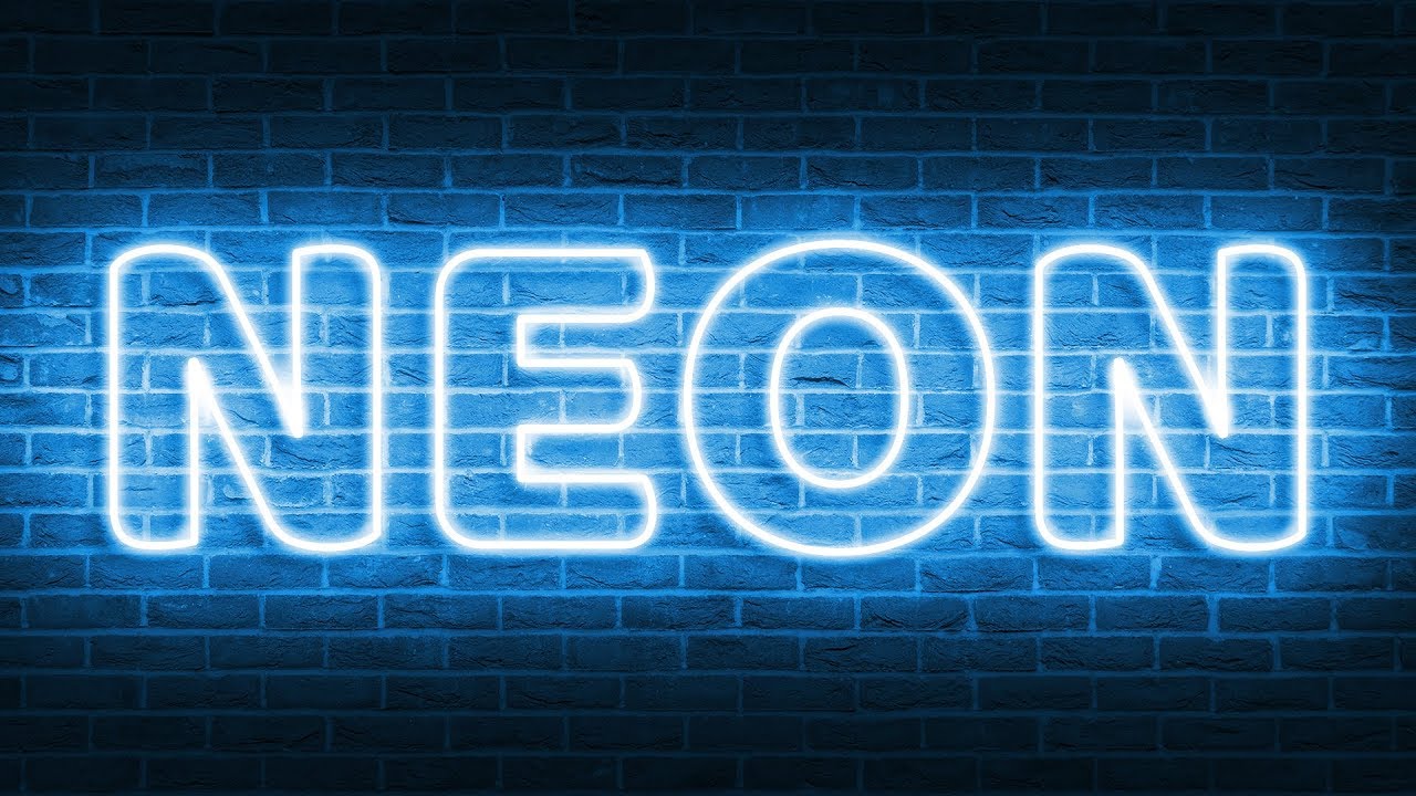 Detail Neon Light Font Nomer 20