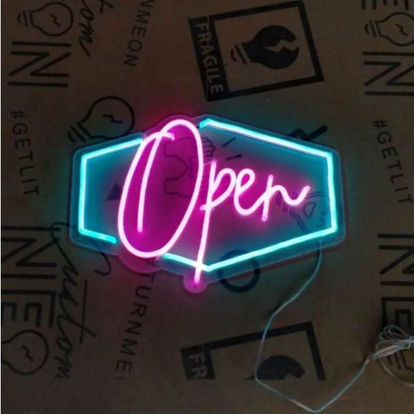 Detail Neon Light Font Nomer 54