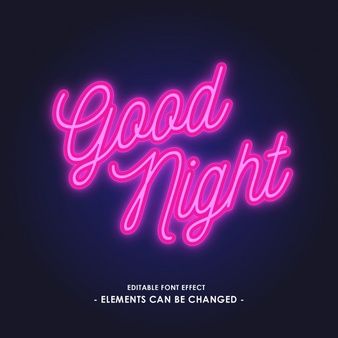 Detail Neon Light Font Nomer 8