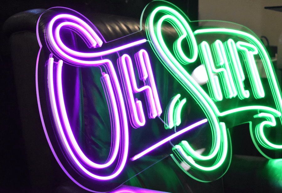 Detail Neon Sign Font Nomer 20