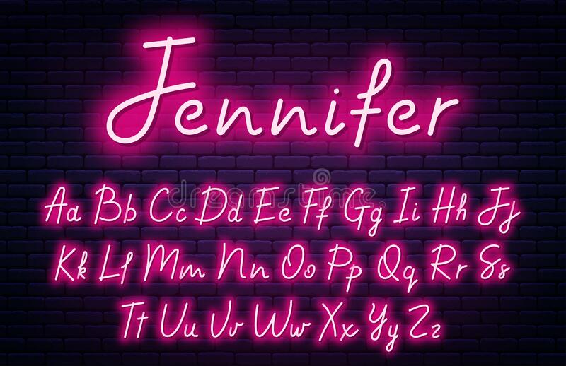 Detail Neon Sign Font Nomer 33