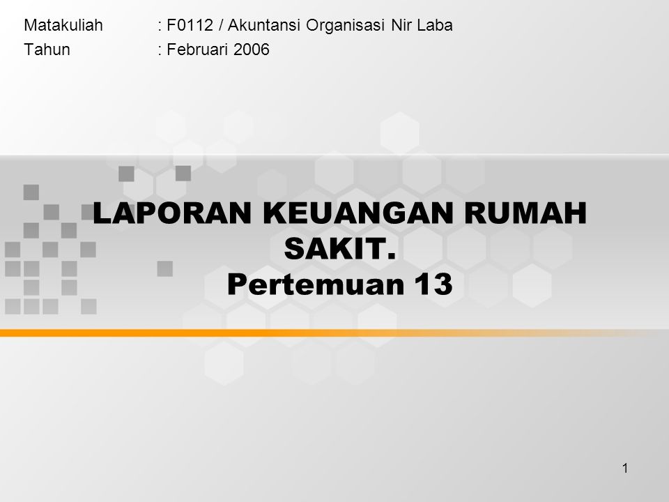 Detail Neraca Keuangan Rumah Sakit Nomer 7